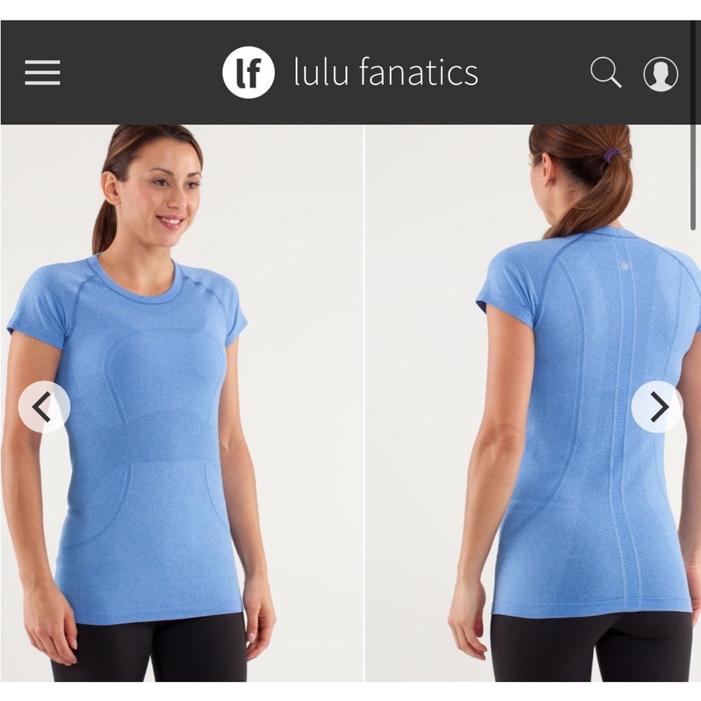 Lululemon Swiftly Tech Short Sleeve Sz 4 Porcelaine 428